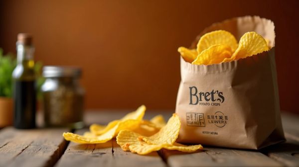 Indulge in brets potato chips with bold flavors and natural ingredients